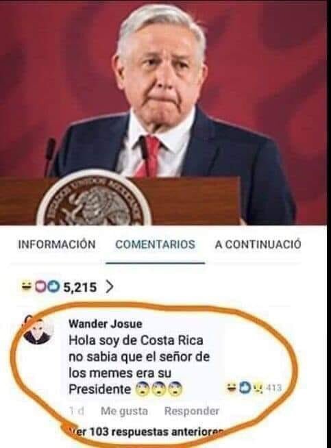 MmontesLaura's tweet photo. 👇🏼 pues si, si es nuestro presidente #AMLOelseñordelosmemes https://t.co/zgpnT0QsZW