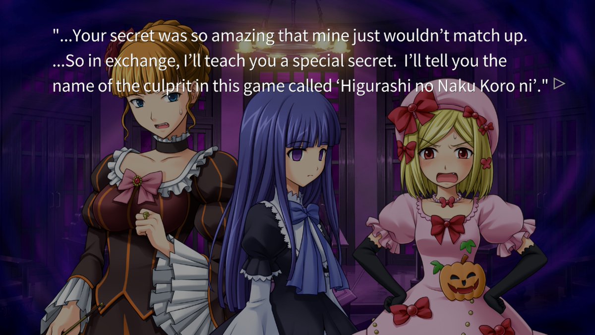 *sonice dying in a bed pic* lady bernkastel please who was the culprit in higurashi no naku koro ni