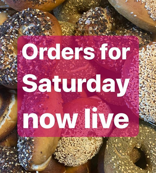 kingstonbread's tweet image. Orders are live for Saturday. If last weekend was any indication this will go fast. We’ve had to shrink our delivery zone a bit and also hoping more people can do window pickup as you will inevitably get your goods much faster. The good news is: BAGELS. … ift.tt/39lBaT0