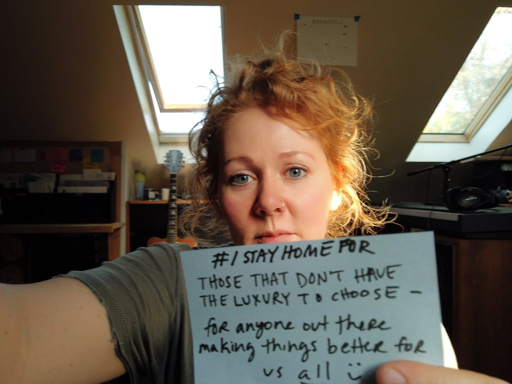 Right on, <a href="/Indigo_Girls/">Indigo Girls</a>. #IStayHomeFor those out there that don’t have the luxury to choose, but go on trying to make things better for all of us, anyway. ♥️  who do you stay home for <a href="/annkpowers/">Feeling Distant</a> <a href="/KTTunstall/">KT Tunstall</a> <a href="/sarahpotenza/">Sarah Potenza</a> <a href="/KatieHerzig/">Katie Herzig</a> <a href="/rachaelyamagata/">Rachael Yamagata</a> <a href="/rubyAmanfu/">Ruby Amanfu</a> <a href="/butterflyb/">butterfly boucher</a>