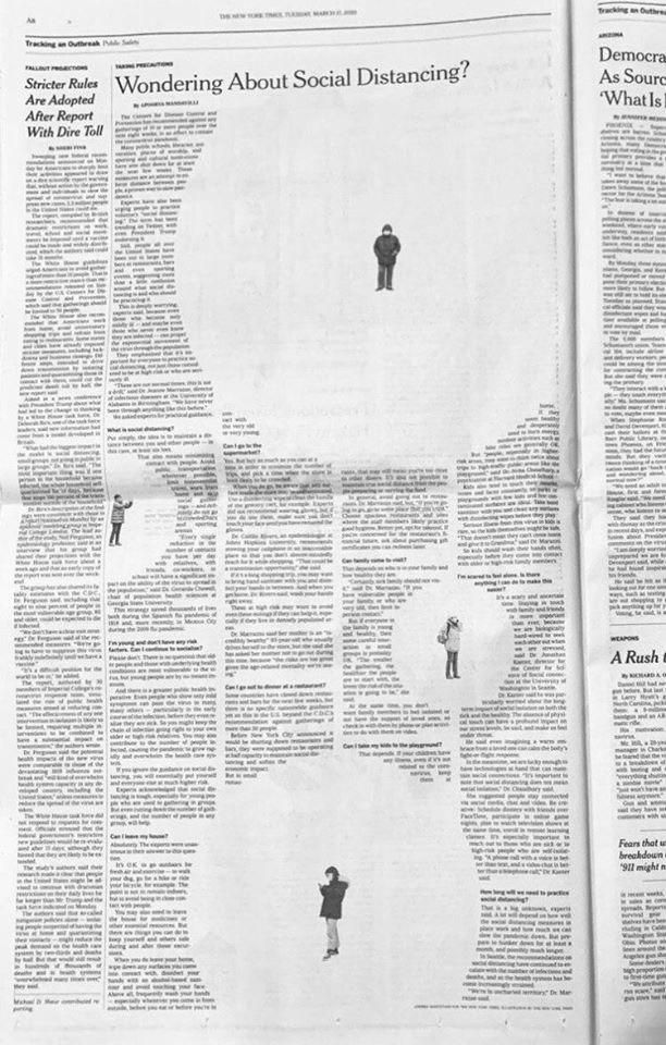 CroatiaTech's tweet photo. We always appreciate good graphic design, and this is relevant with the Coronavirus taking shape in our world. 

#design #GraphicDesign #print #Newspaper #SocialDistancing #StayHome https://t.co/ndvDgaIfGg