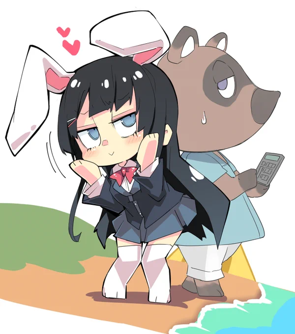 狸に色目使う委員長
委員長のぶつ森面白すぎる #みとあーと 