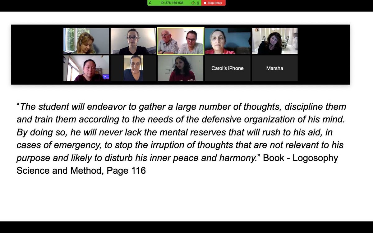 LogosophyCA's tweet photo. We are in this together! Our Meaningful Conversation today. Join us next Wednesday at 1pm #covid_19 #logosophy #logosophylife #mentaldefences #livingconsciously #hope #facingfears #gettingprepared #innerpeace… https://t.co/yCI4DKrwLi… https://t.co/jGjrmMCddR