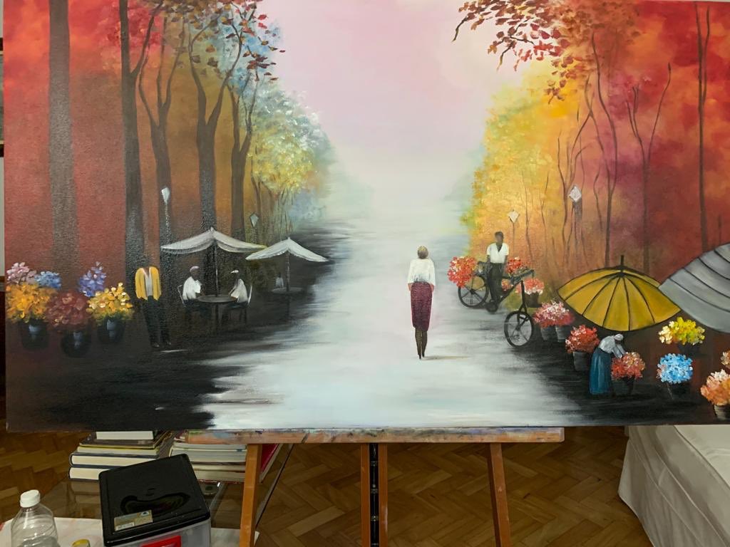 lilian_tahan's tweet image. Minha mãe, que é pintora, quando passa tempo em casa, é este tipo de beleza que ela produz. 💙