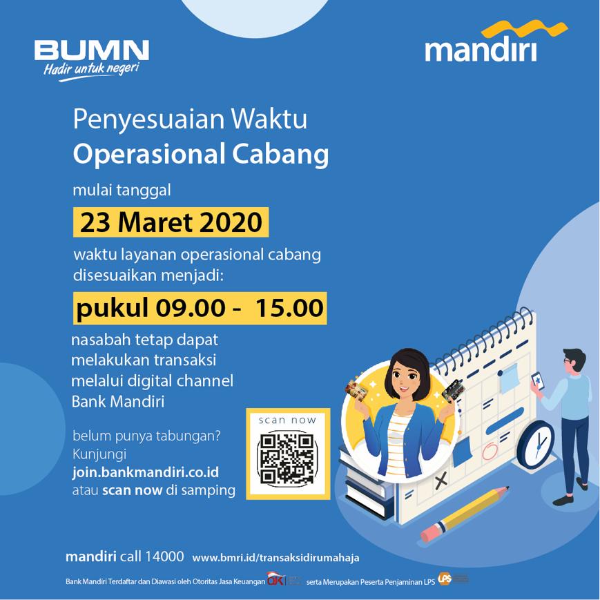 Batas Waktu Transaksi Bank Mandiri