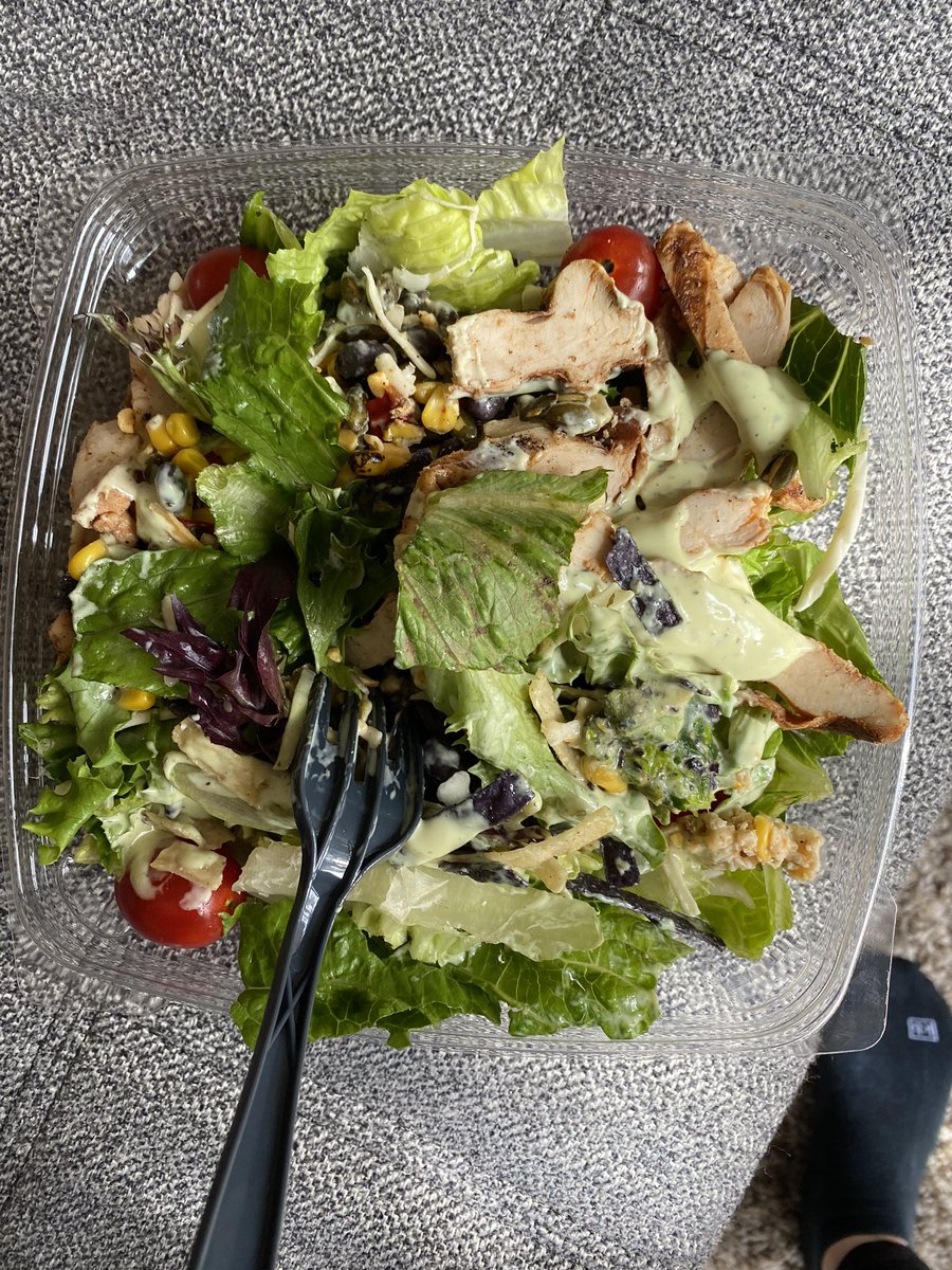 pillowsNcreate's tweet photo. @ChickfilA  just ate one of your south western salads it was delicious especially the extra ingredient.... MUD! #gross https://t.co/vxBCV2mdwi