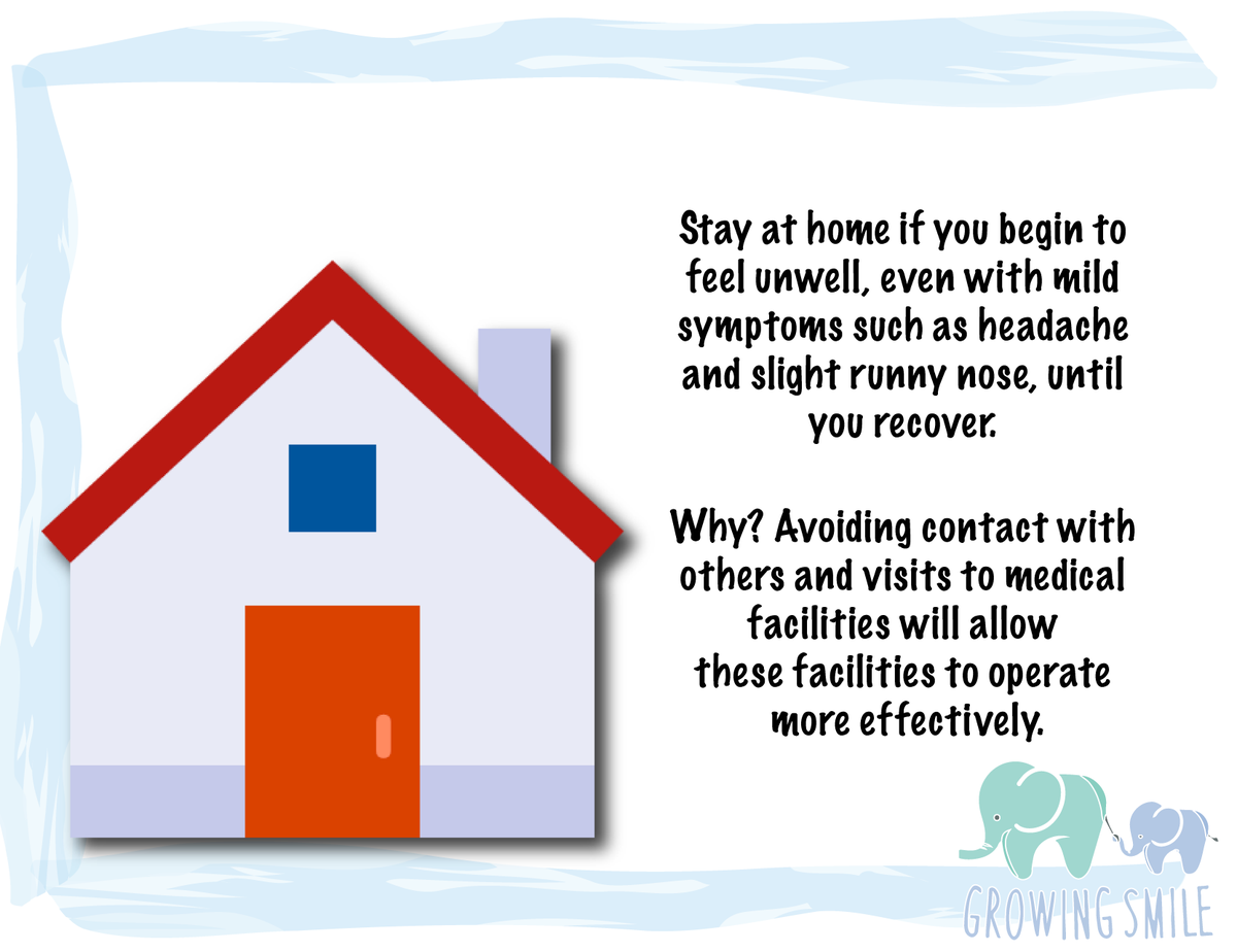 #COVID19FACTS Stay at home if you begin to feel unwell!