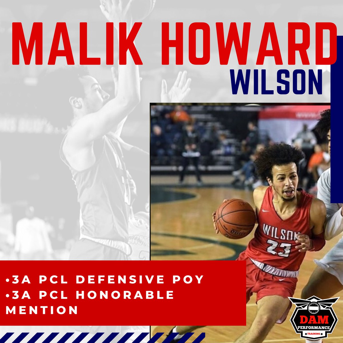 DamPerformance's tweet photo. Congrats to Malik Howard on being named PCL defensive player of the year and Honorable Mention @leekyinthecut
#DamPerformance https://t.co/YWCRQumqD8