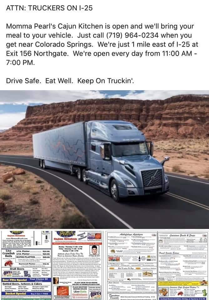 mountain_buzz's tweet photo. #TruckersOfAmerica #TruckersGotThis #COVID19 #doingourpartco https://t.co/UbeX4CbqKJ