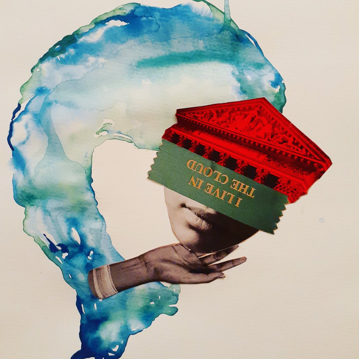 SillySusanSilva's tweet photo. A new normal, adjusting to this instructional migration. Crazy to think I would've been arriving to Minneapolis today for the NAEA conference, seems so far away now. 
#30dayartquarantine #staythefhome 
#artist #collage #hereifyouneedme #lifeinthecloud https://t.co/1LxeLsLg4U