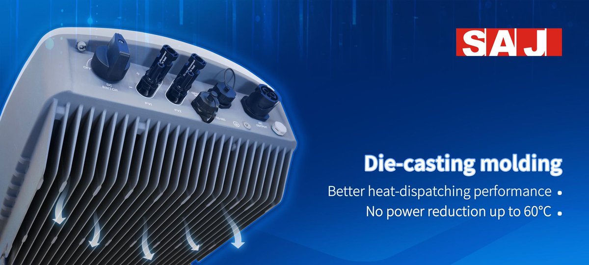 SAJ_solar's tweet photo. SAJ R5 Series Rooftop Solar Inverter #Grid_connected_inverter. Reference in Perth, Australia.
-Die-casting molding for better heat-dispatching performance.
-Design without external fan for quiet operation.
-eSolar Portal #Monitoring_platform for #Smart_energy management. https://t.co/dI7Yz1b4ud