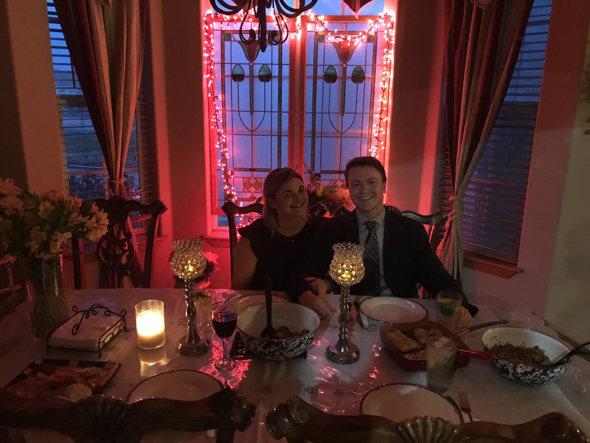 GarrettKalt's tweet photo. Fancy #Quarantine dinner! 
Lean into the good 🙌🏼 https://t.co/S8smCamjKY
