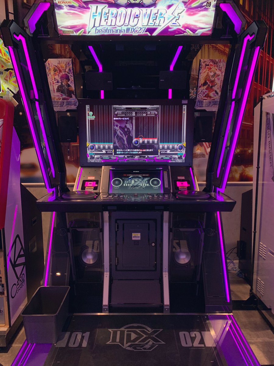 コロナワールドららぽーと沼津 公式 アミューズメントワールド 新筐体稼働のお知らせ Beatmania Iidx27 Heroic Verse が店内奥音楽ゲームコーナーにて稼働中 音楽ゲーム コナミ ビーマニ 弐寺 ゲームセンター