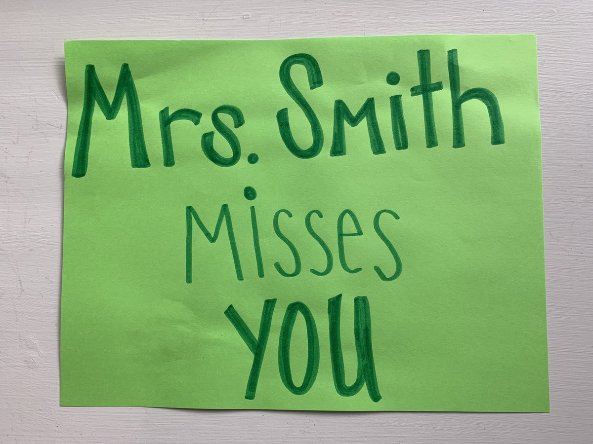 LSmithKISD's tweet image. Thinking about every single one of my students, missing them, and hoping each one of them is staying safe and healthy. #hildehasheart #sixthgrademathrocks