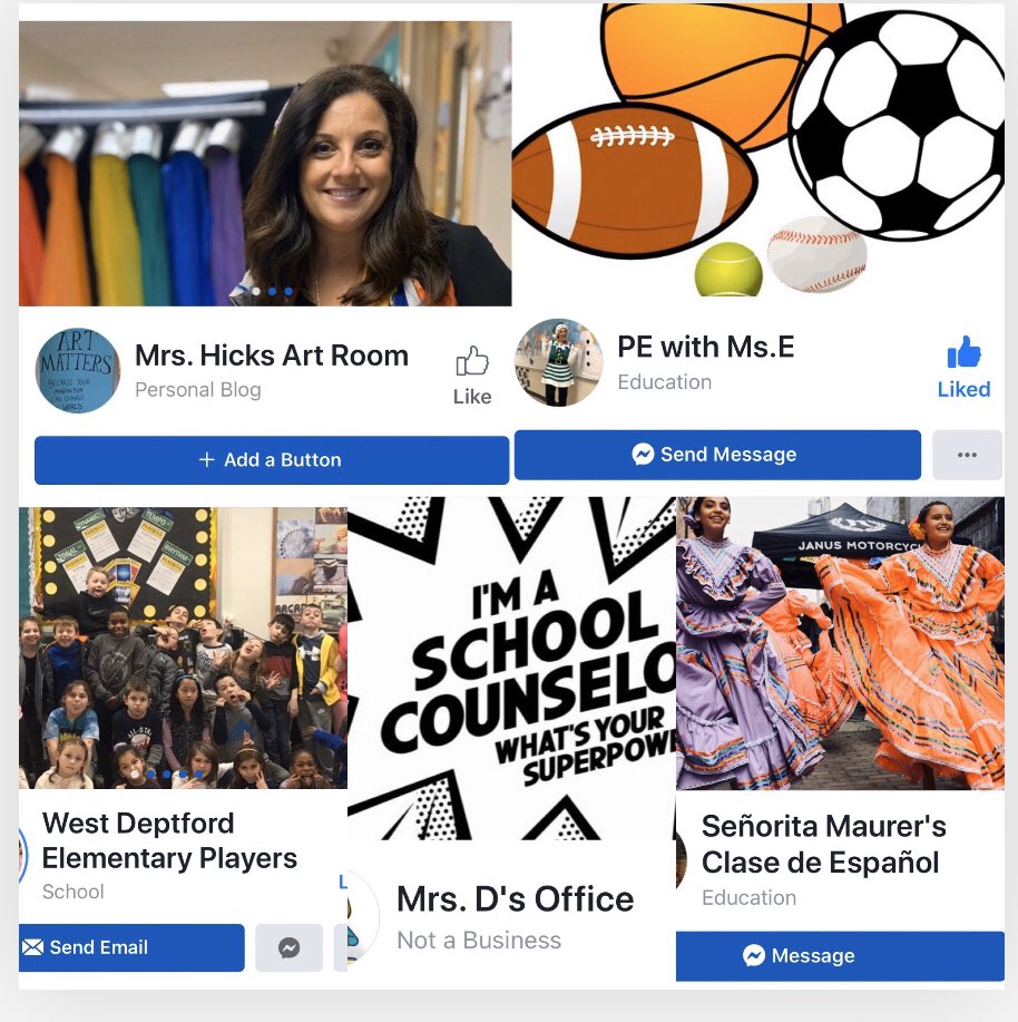 Check out your special area teachers’ pages on Facebook- lots of fun things to see and do!!