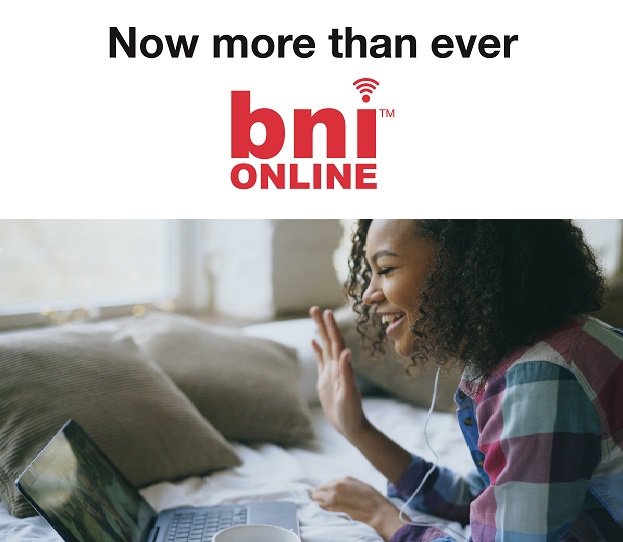 IvanMisner's tweet photo. Now more than ever, grow your business with bni online™. 

BNI members are still giving and receiving referrals, helping one another navigate the current environment to emerge stronger than ever with bni online™.  #BNINowMoreThanEver #bnionline

https://t.co/g0vFbRRicp https://t.co/aDP7aaOlRC