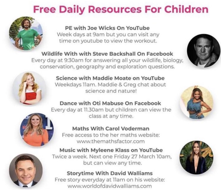 CGPrimary's tweet photo. Morning everyone, a good guide to show you some of the free resources you can access online. Keep up the good work and stay safe. #CGPCom #staysafe https://t.co/Z2yV4znPT6