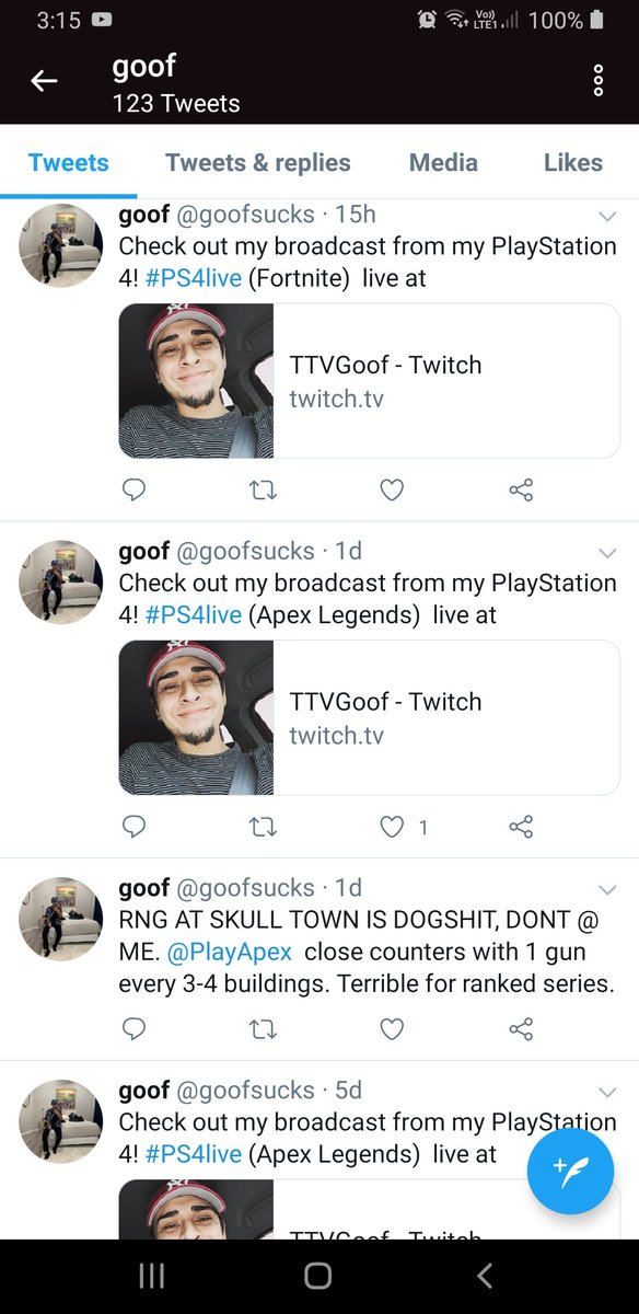 papman94's tweet photo. @goofsucks @SOFAFN "Its just a game bro, not a lifestyle" https://t.co/WfNAdqSDHp