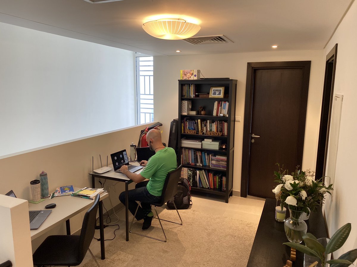 H_LoxstonBaker's tweet photo. Classroom on the landing! #LearningSpaces #NoMoreClassroom @shafaque_r @MrJamesEnglish @NathanSadler5 @andykaifong https://t.co/17aQjeqdtF