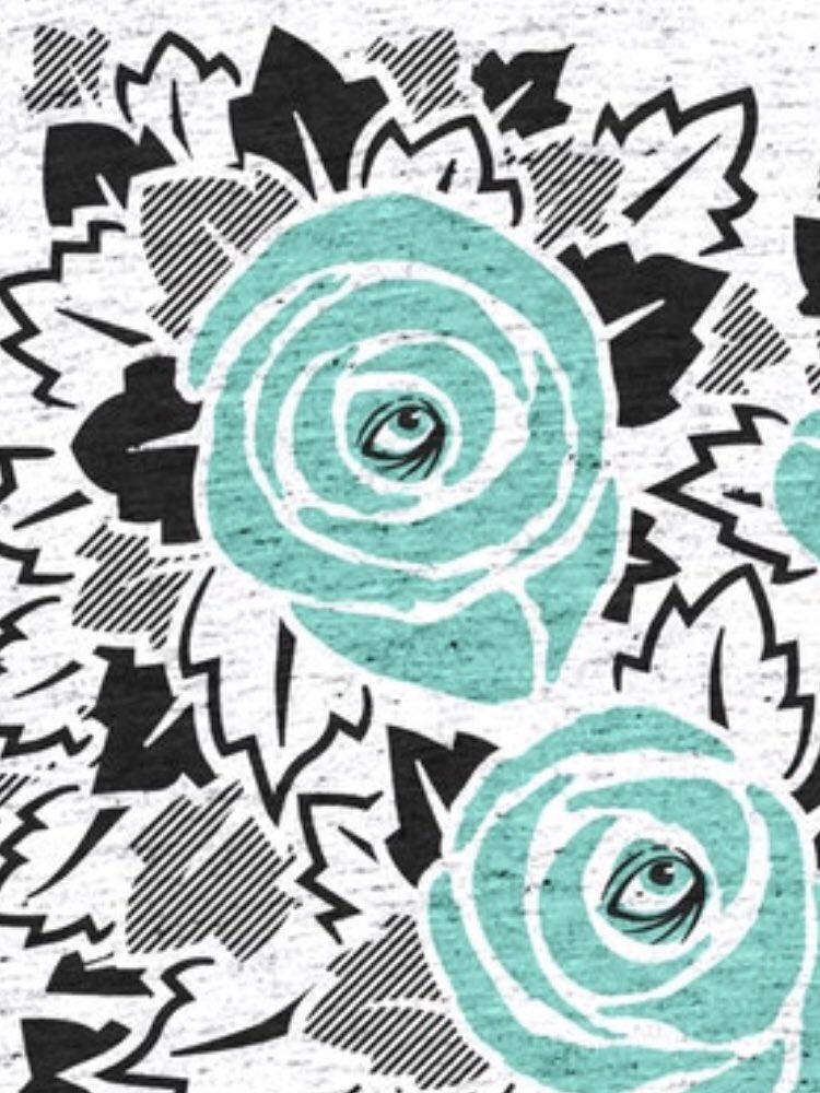 Harriss981's tweet photo. My new design on @cottonbureau ! #graphicdesign #illustration #graphictee #tshirt #art #digitalillustration #flowers #eye #green #floralpatrern Check it out! Here’s a link to order https://t.co/ZyXRs7hyJ1 https://t.co/CO9tpbDR3L