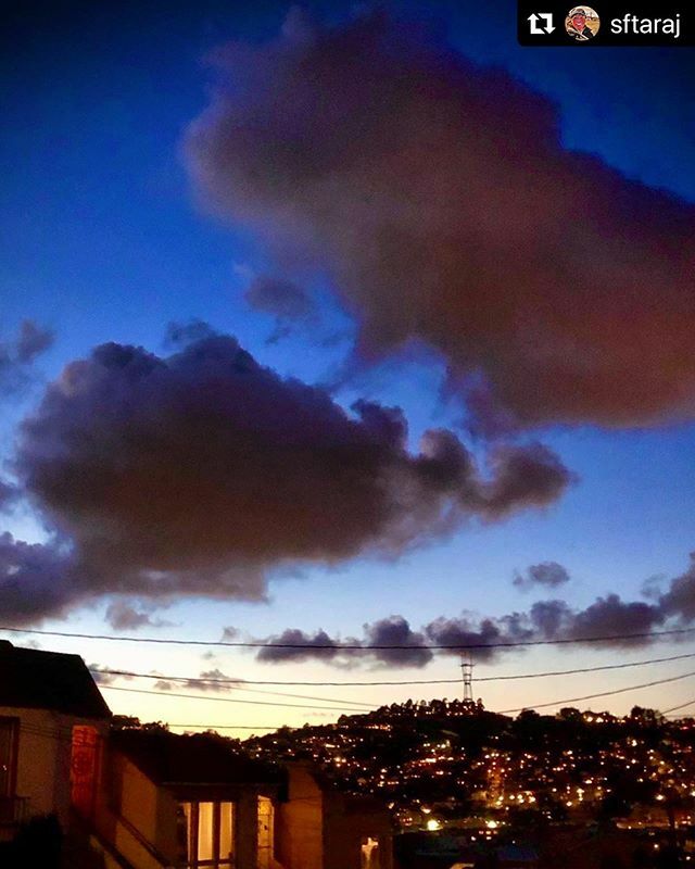 Nighty-night, SF🌃🌉 Goodbye #day9 ... . . #eveningsky #nightphotography #nightsky #ilovesf #mycity #californialiving #shelterinplace #coronavirus #covid_19 #hopeful #newworld #pandemic #slowdown #takeintheview #cloudscape #goodnight ift.tt/2vOtKtC