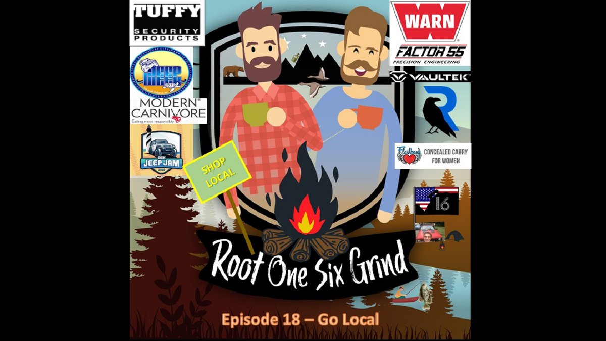 RootOneSix's tweet photo. #RootOneSixGrind Episode 18 has dropped!! ππ
Subscribe & download today. Contact us & tell us your story! Maybe you will be on the show!
https://t.co/yXg5KK0kUW
#Inspiration #Liberty #Commentary #InstructorOne #RykerUSA #EDC #Vaultek #Flashbang, #ShopLocal, #LocalFirst https://t.co/oSXhjPTQoE