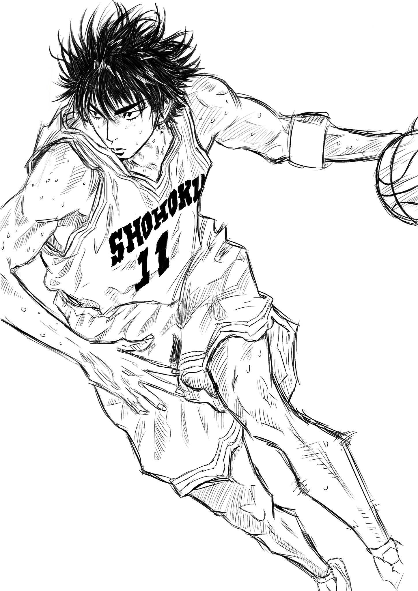 宗 イラスト スラムダンク 流川楓 T Co Wxqccr48ry Twitter