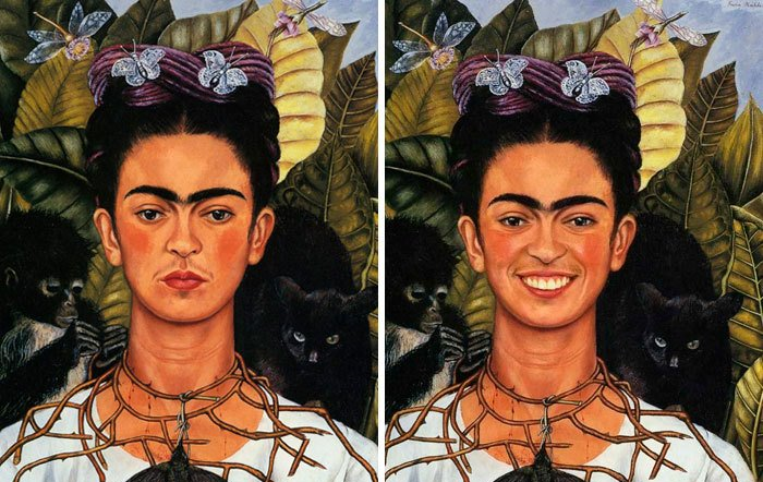 Frida Kahlo Autorretrato Collar De Espinas