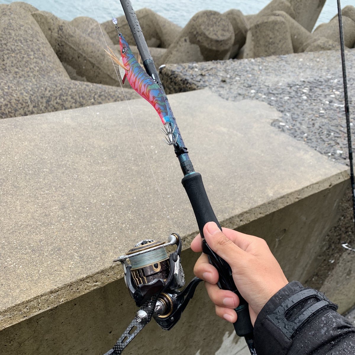 あきら 釣り 釣研のエギスタ使ってみた このエギ 値段の割にめっちゃいい めっちゃダートするし フォール姿勢良すぎる 釣研 エギスタ 釣研fg