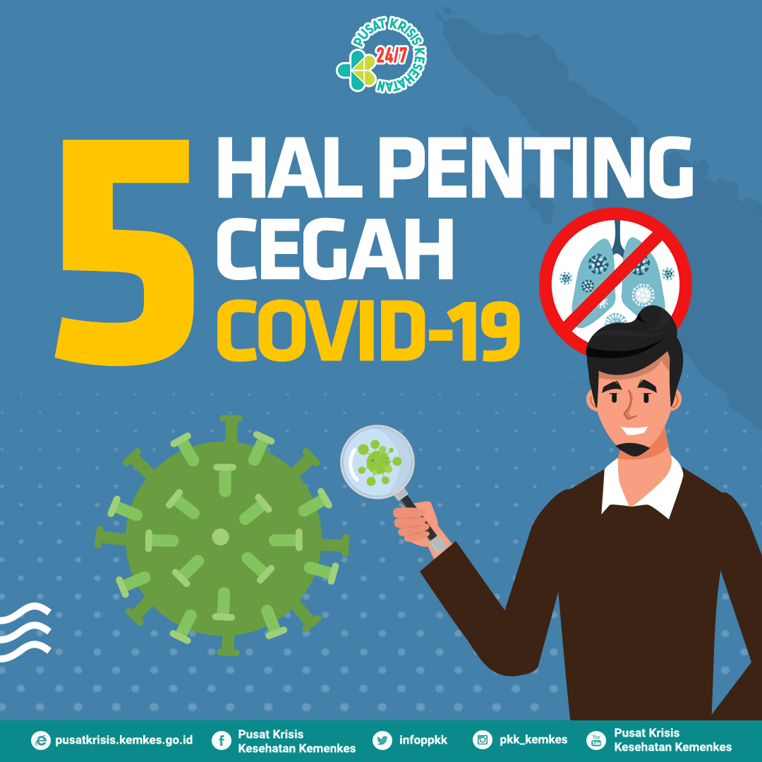 infoppkk's tweet photo. Halo #sobatkriskes, cegah COVID dengan langkah-langkah penting berikut. 

@KemenkesRI @ditjenpppl @ditpromkes

#tenangdanwaspada #COVID19 #COVID19Indonesia #lawancovid #lawancovid19 #dirumahaja #workfromhome #wfh https://t.co/YfIhh9aZvf