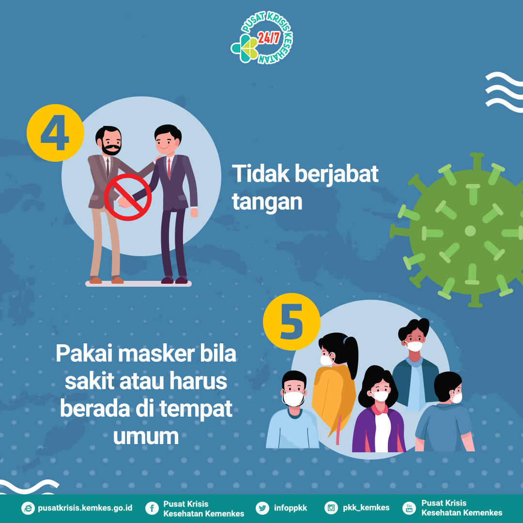 infoppkk's tweet photo. Halo #sobatkriskes, cegah COVID dengan langkah-langkah penting berikut. 

@KemenkesRI @ditjenpppl @ditpromkes

#tenangdanwaspada #COVID19 #COVID19Indonesia #lawancovid #lawancovid19 #dirumahaja #workfromhome #wfh https://t.co/YfIhh9aZvf