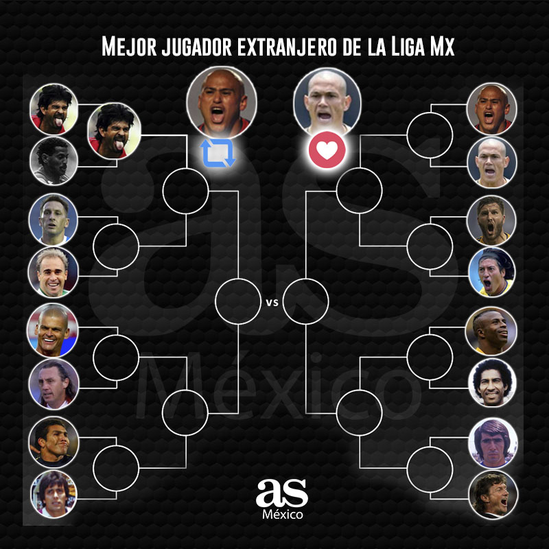ASMexico's tweet photo. Pepe Cardozo derrotó al 'Negro' Santos y ahora es turno del 'Chupete' y Verón

¿Quién gana esta ronda?

🔄 @26ChupeteSuazo 
❤️ @Dario4Veron https://t.co/OH3LuJzCeS