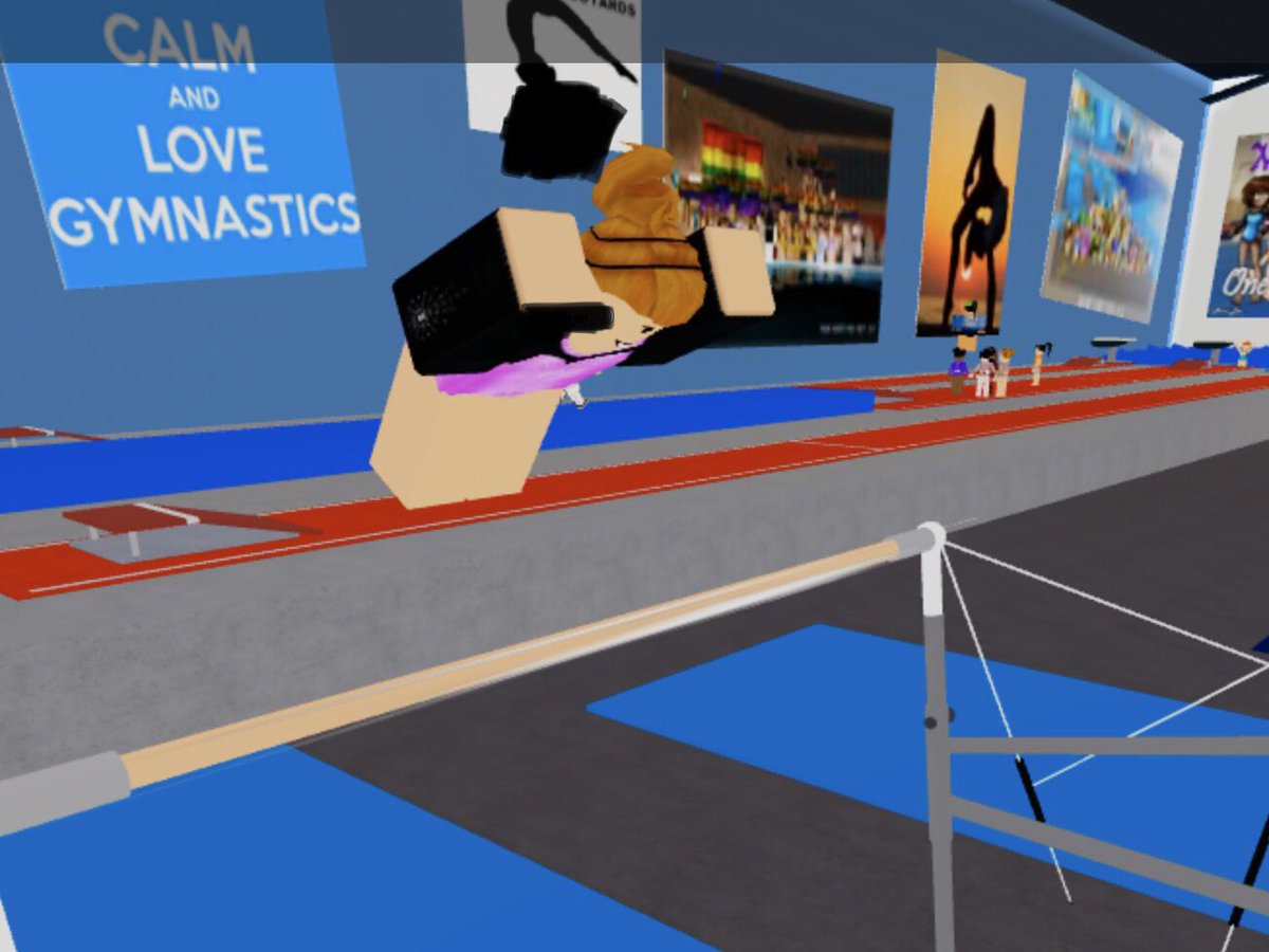 Samanth85402003's tweet photo. I am training for the Gymnastic’s Competition for Next Month. I just love to practice. @RobloxGymnastic  #Practicing https://t.co/eXA8n4sZhA