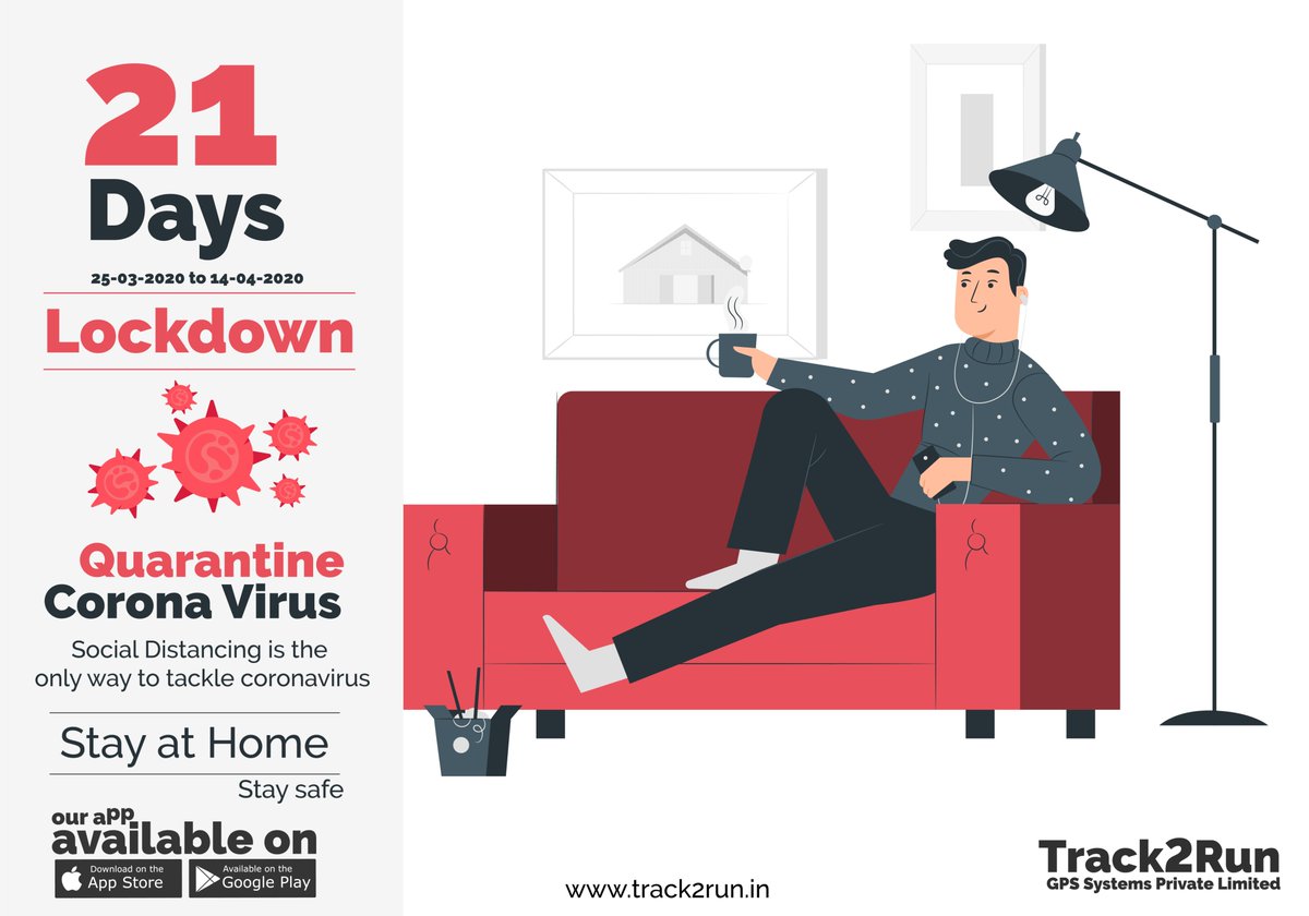 Track2RunGPS's tweet photo. Social distancing is the only way to tackle coronavirus
Stay home stay safe
@rahuldhingra776 
#covid19 #coronavirus #stayhome https://t.co/C3C7XpAatH