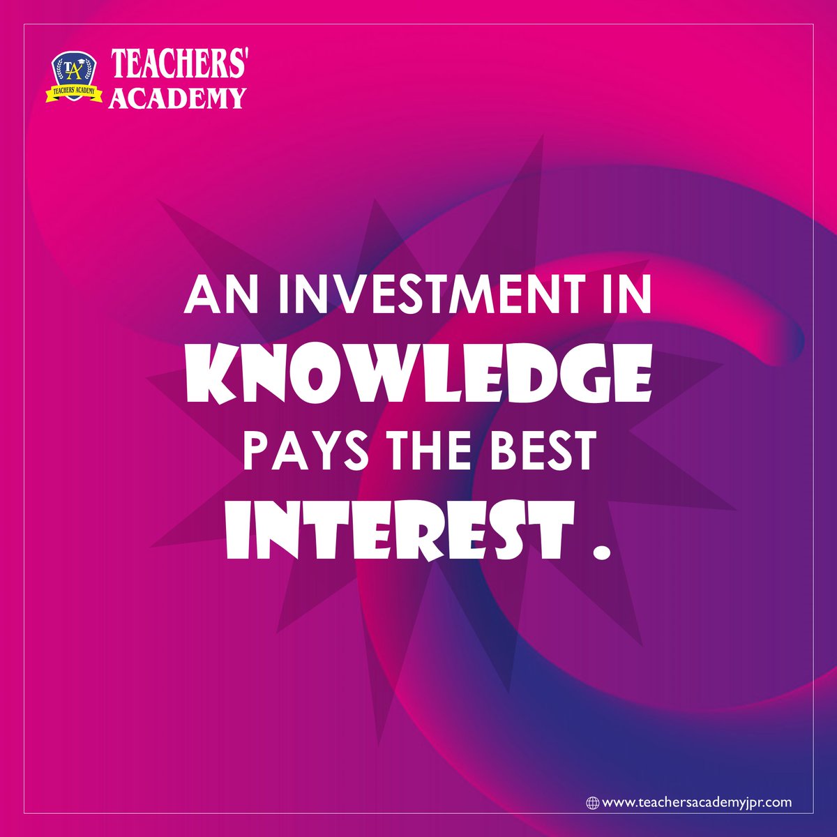TeachersJaipur's tweet photo. Quote of the day !

#TeachersAcademy https://t.co/Qwc0TfOh8P
