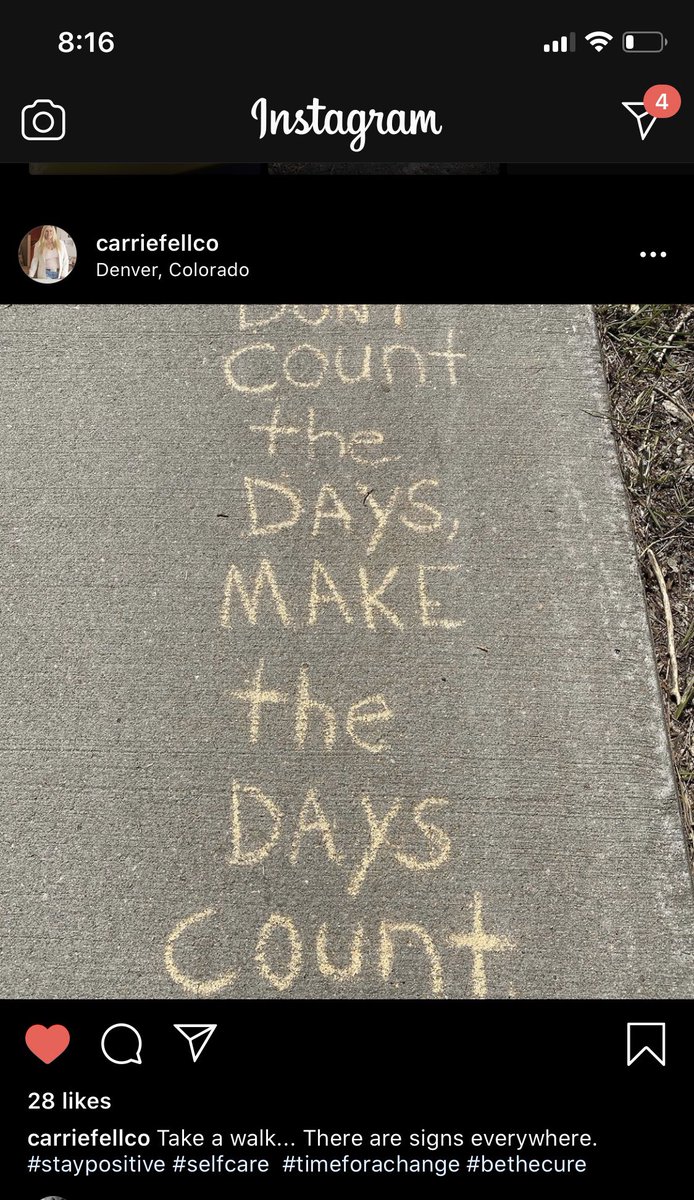 blackball's tweet photo. Saw this photo today from artist in Colorado named Carrie Fell. #staypositive #StayAtHome #goforwalk https://t.co/cG4ButTMzg
