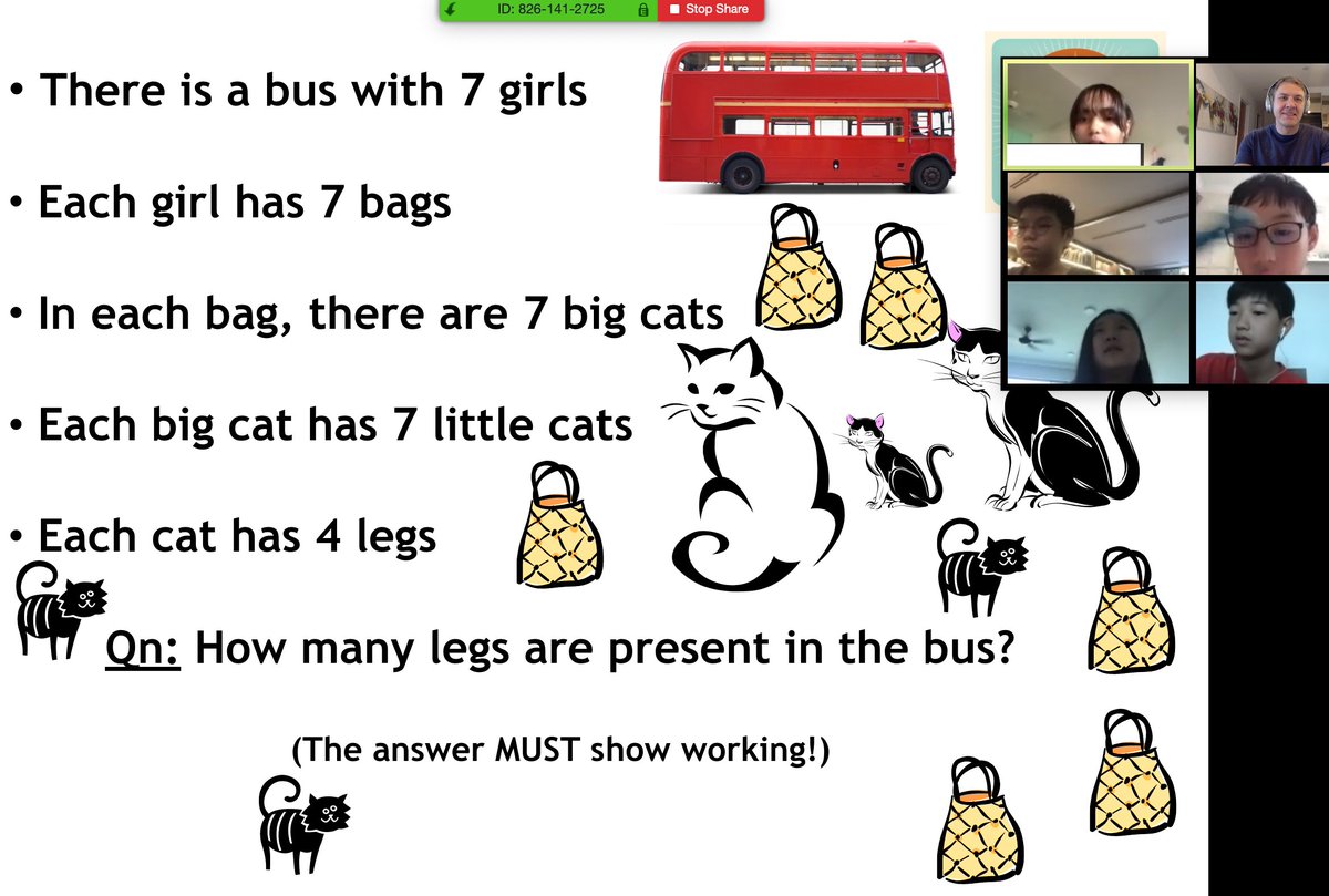 ISPMaths's tweet image. Yesterday Mr. Justin was a magician, today he has been challenging his Year 7 class with Maths Puzzles and Brainteasers. Great work!