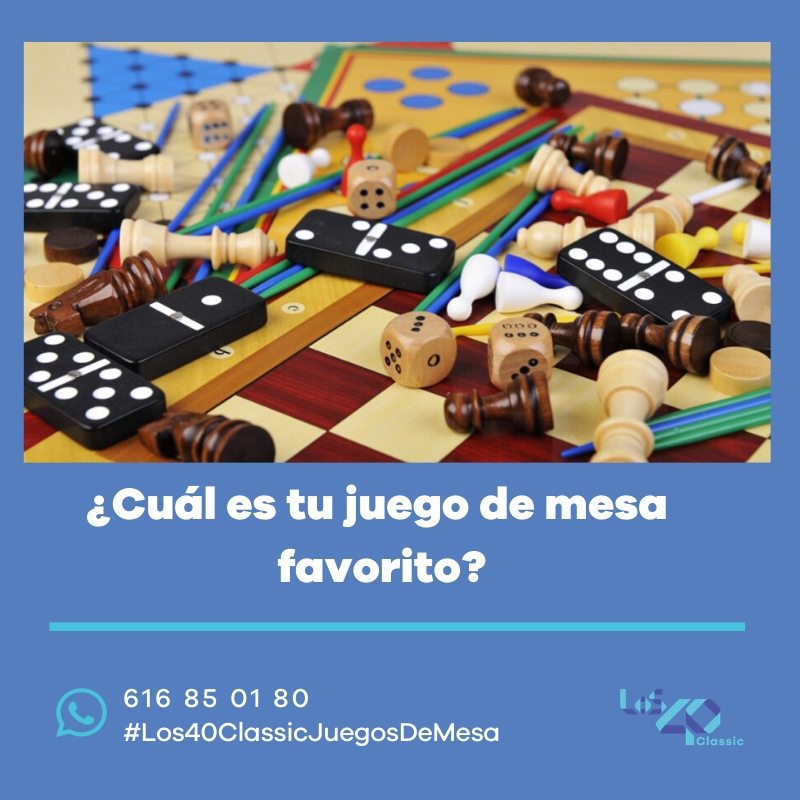 Los40Classic's tweet photo. Es un buen momento para desempolvar esos juegos de mesa con los que nos divertíamos y descubrir algunos nuevos. 🎲¿Has jugado a alguno estos días? ¿Cuál es tu favorito? #Los40ClassicJuegosDeMesa https://t.co/VSik0UgtCW