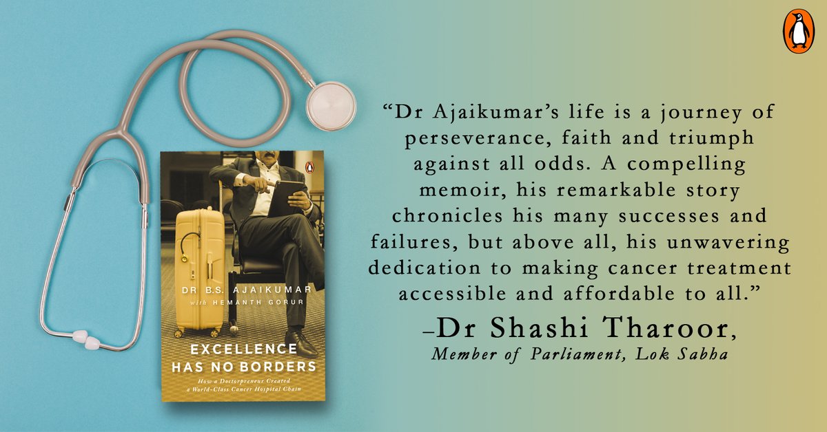 PenguinIndia's tweet photo. Looking for an inspiring (e)book to read?
'Excellence Has No Borders' has @ShashiTharoor's stamp of approval!

#ExcellenceHasNoBorders @BSAjaikumar_HCG https://t.co/9XCMeH5Pse