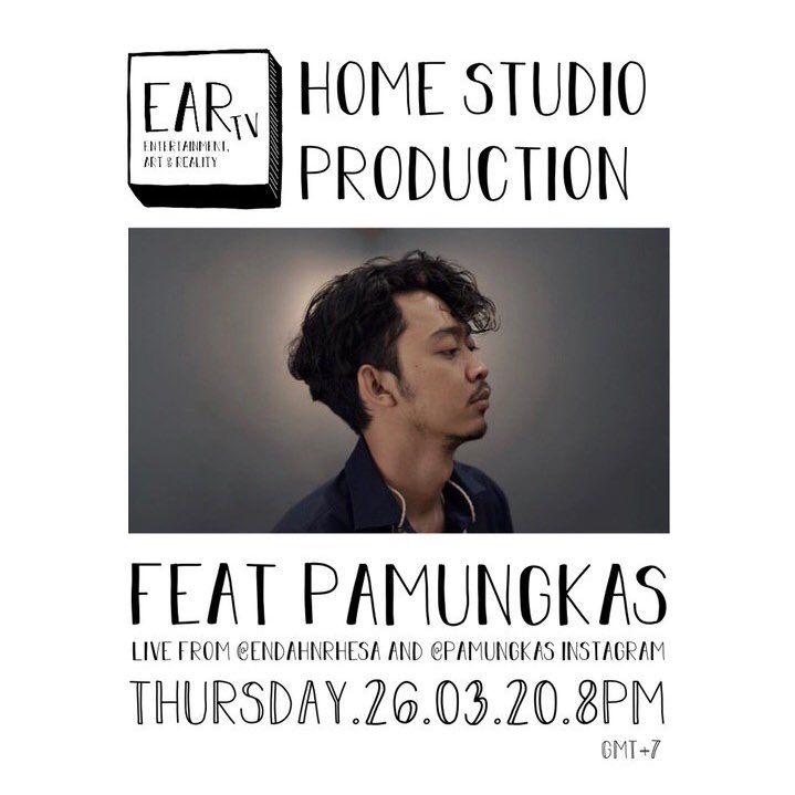 endahNrhesa's tweet photo. Malam ini (Kamis, 26/03), kami akan ngobrol bersama Pamungkas!! Aak.. 💃😍 tentang “Home Studio Production” yaa, silahkan tonton mulai jam 8 malam di Instagram Live kami dan Pamungkas. See you! #eartv #watchfromhome #endahnrhesa #pamungkas https://t.co/qAi39tpaLG