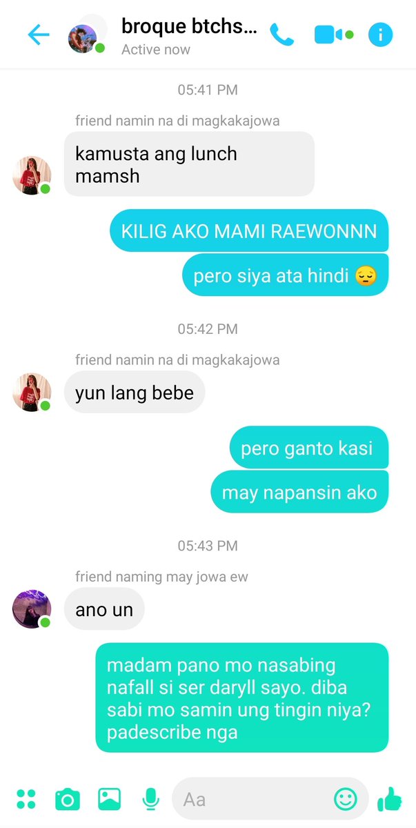 ➳ 45may gc pala yung girls share lang namin