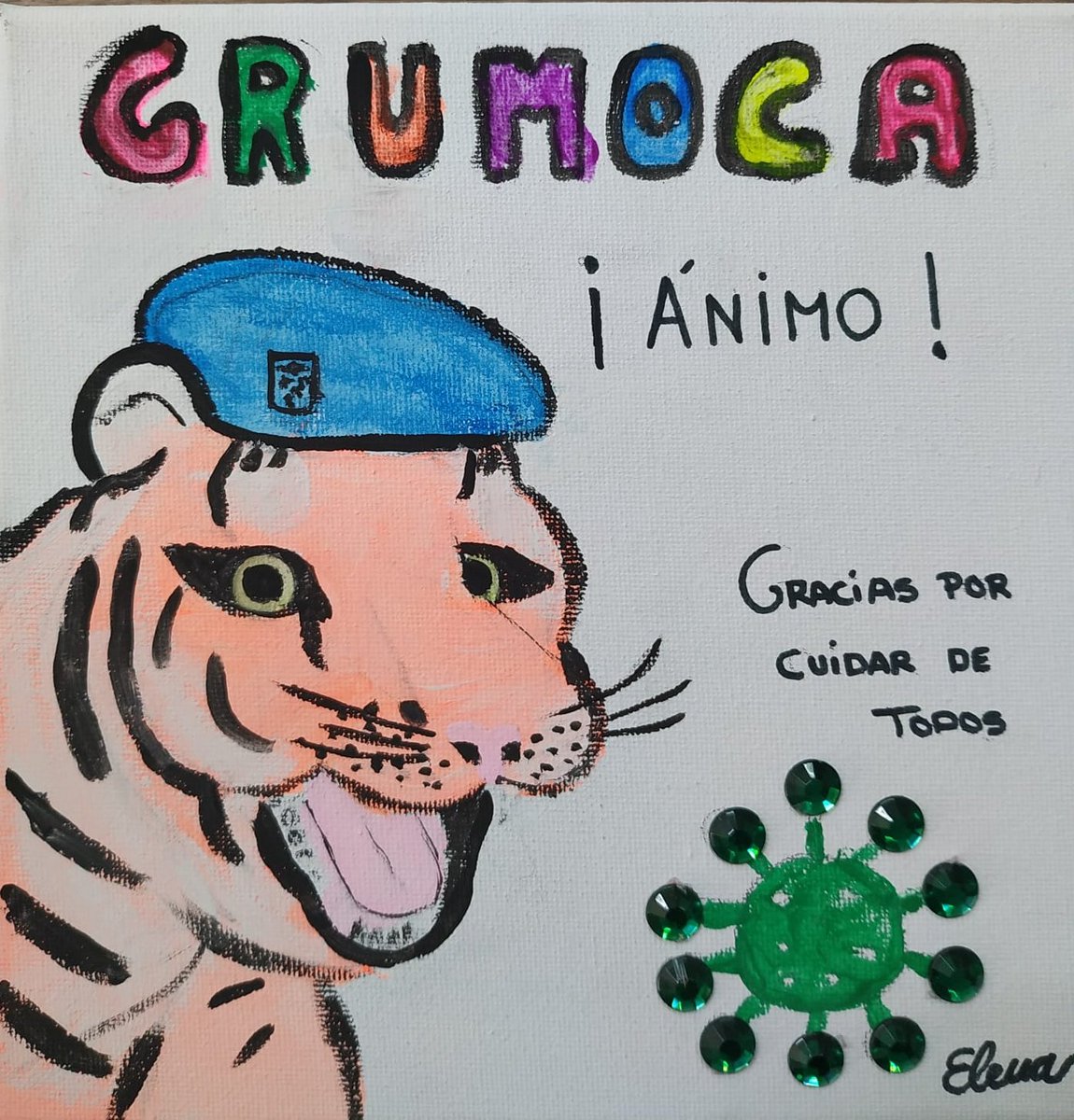 EjercitoAire's tweet photo. ¡¡Gracias a ti Elena!!! 
Mucho ánimo en tu #cuarentena y recuerda #QuedateEnCasa porque #EsteVirusLoParamosUnidos 
#GRUMOCA #Tablada #Sevilla 
#COVID2019 #COVID19 https://t.co/tp6QBNYODm