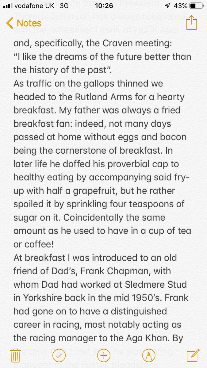 There was never any doubt in my mind that <a href="/WalkTheCourses/">Walking The Courses</a> absolutely had to finish at <a href="/NewmarketRace/">Newmarket Racecourse</a> on Craven Day. Here’s why......