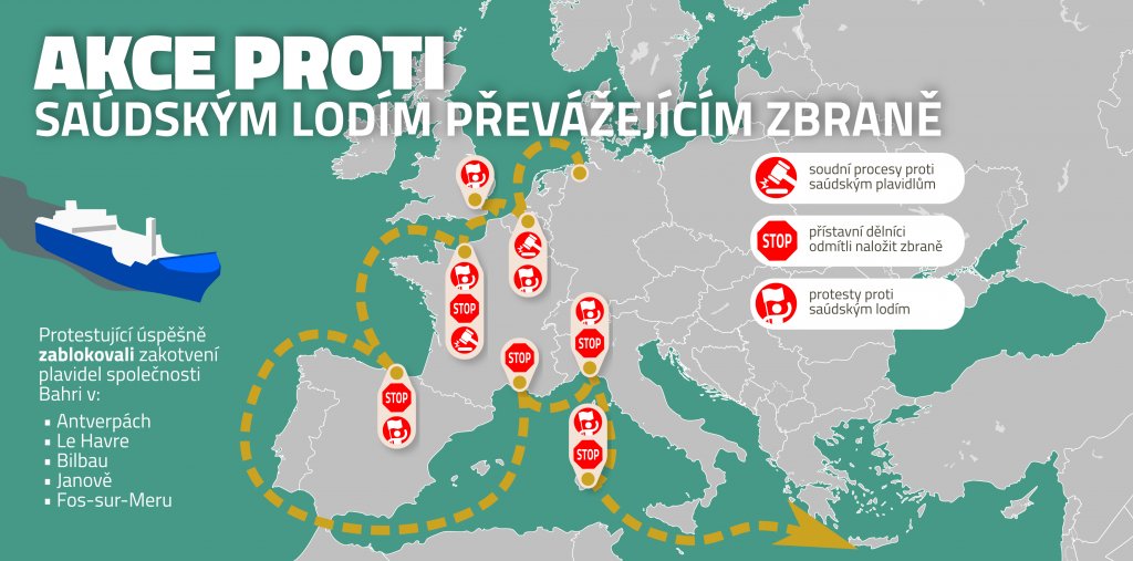 socwatch_cz's tweet photo. Připomínáme si pět let války a humanitární katastrofy v #Jemen. Ale jen vzpomínat nestačí, válce a těm co na ni vydělávají, je třeba se aktivně postavit. Když mlčí @mzvcr a @TPetricek. #StopArmingSaudi #WarInYemen @_ENAAT @NESEHNUTI https://t.co/w3IxjI6M0i https://t.co/U0P1Fd53E9
