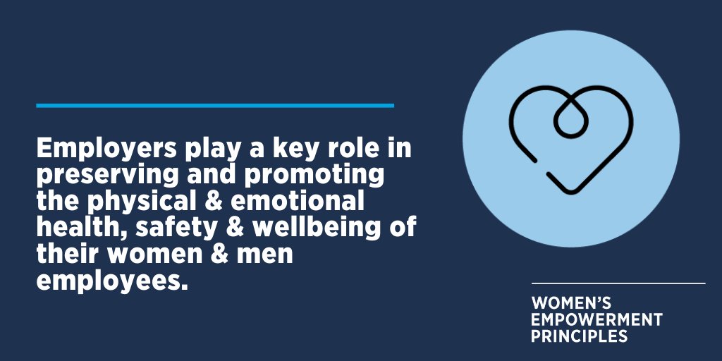 UN_Women's tweet image. We need secure health &amp;amp; working conditions for everyone, now more than ever.

That includes flexible working arrangements amidst #COVID19 precautions.

Make a commitment to ensure the wellbeing of your employees by signing the @WEPrinciples (#WEPs) ➡️ weps.org