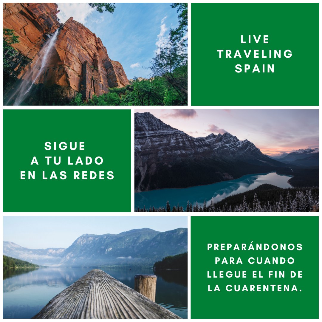 LiveTravelingES's tweet photo. Seguimos junto a ti aunque no podamos salir y disfrutar de la naturaleza como siempre :-)
Cuéntanos... ¿dónde te gustaría ir en cuanto dejemos atrás esta pandemia?
¡Cuídate mucho hasta entonces! 
https://t.co/TExeJutjjj
#senderismo #excursiones #eventos #naturaleza #livetraveling https://t.co/5nzd6KJ8qo