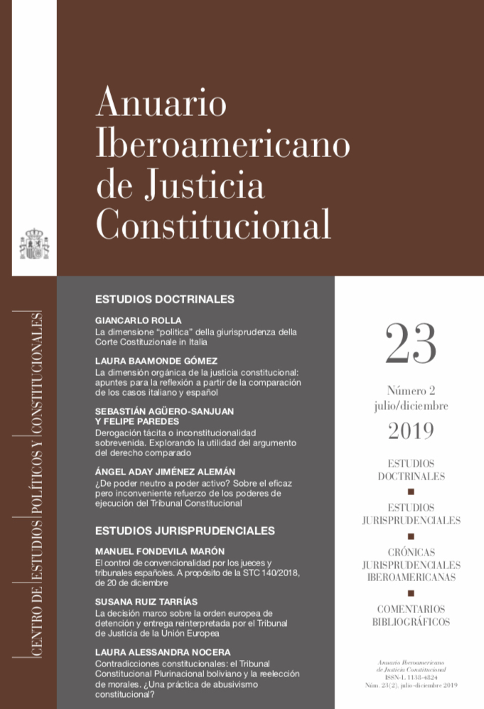 anuario_de's tweet photo. Laura Alessandra Nocera @LaStatale publica en el último número (23-2): "Contradicciones constitucionales: el Tribunal Constitucional plurinacional boliviano y la reelección de Morales: ¿una práctica de abusivismo constitucional?". @cepcgob @fjdrevorio https://t.co/6PtFqUHmED https://t.co/38qLw2MDCr