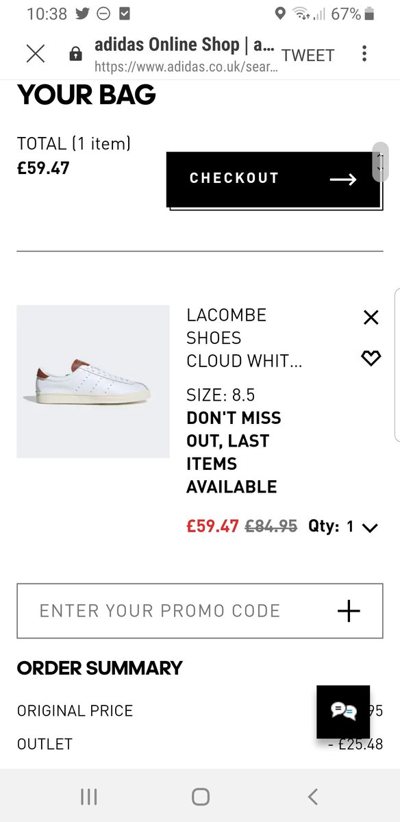 adidas online shop promo code