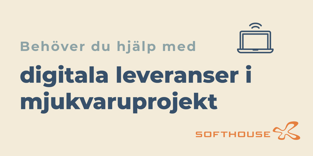 En svår tid för alla i samhället och som medför mycket nya tillvägagångssätt för många. Vi på Softhouse är vana vid leveranser på distans ... softhouse.se/blog/2020/03/2…