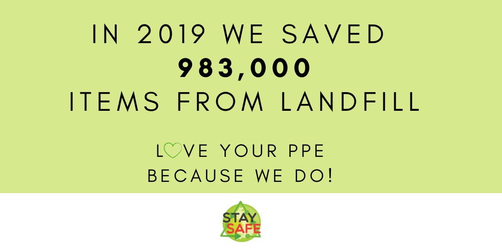 A huge shout out to all of our wonderful customers. Working together we have saved used PPE and uniform going to landfill and Staysafe have saved each customer £1000's on not having to replace dirty PPE. Arrange your free trial today. 
#UKmfg #GBmfg #iso14001 #Budgetsavings